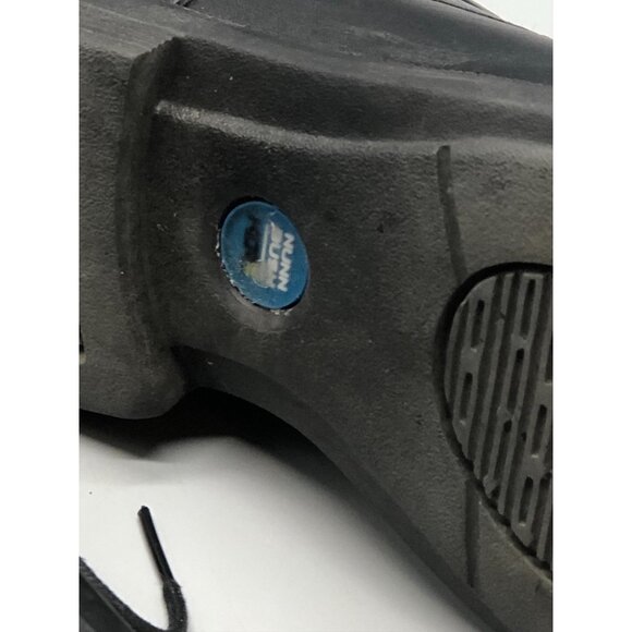 NunnBush  lace up dress shoes black leather with comfort gel memory foam 8m READ - Picture 7 of 8